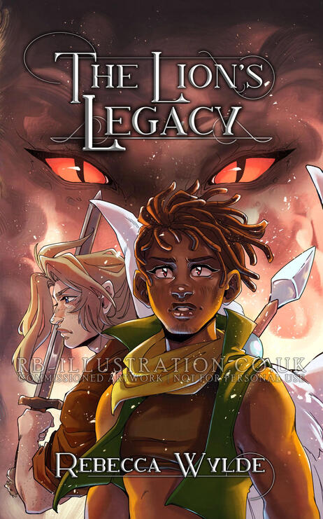 Book Cover Illustration for The Lion's Legacy by Rebecca Wylde (2025)
