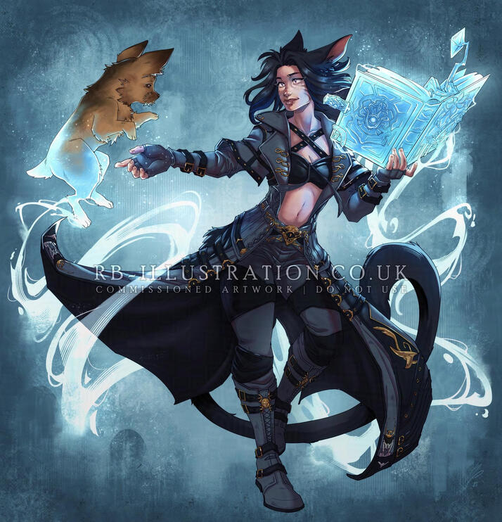 WoL and Pet (Fullbody Commission)